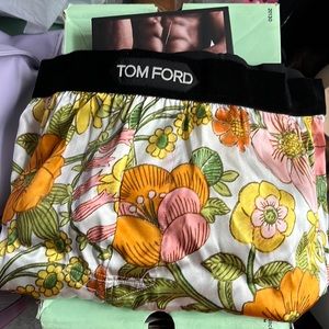 Tom ford silk floral boxer shorts 100 percent authentic brand new